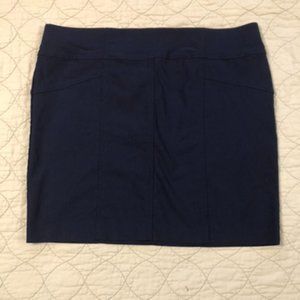 Women's Simply Vera Vera Wang Navy Blue Stretch Skirt PL